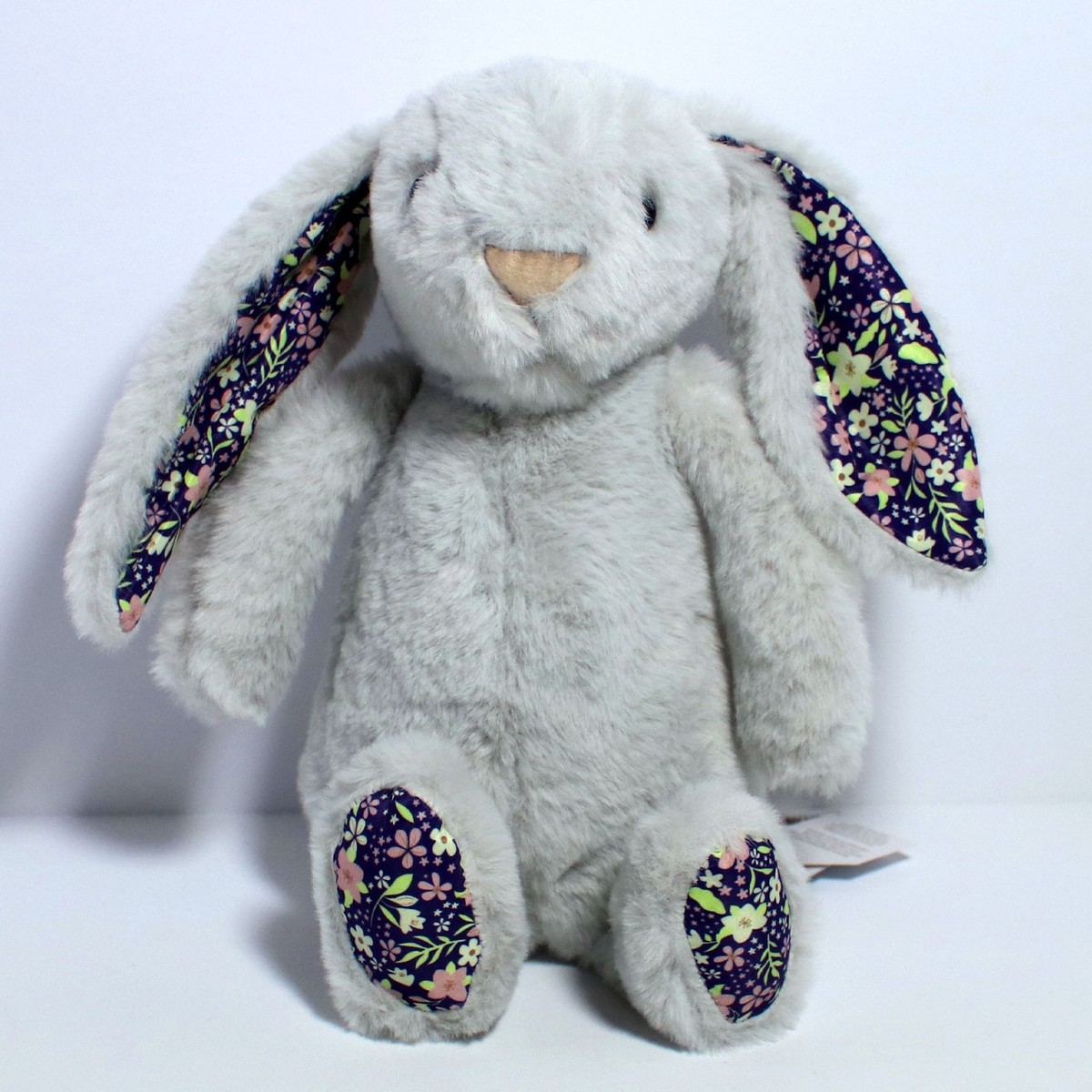 NWT Jellycat Blossom Silver Bunny Bloom Medium 12