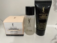 YSL 3pc Pure shots Perfect Plumper,Soft Polish,Top Secret Instant Moistur Travel