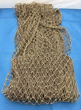 Authentic Fishing Net, Used Fish Net Nautical Decor 5' x 10'