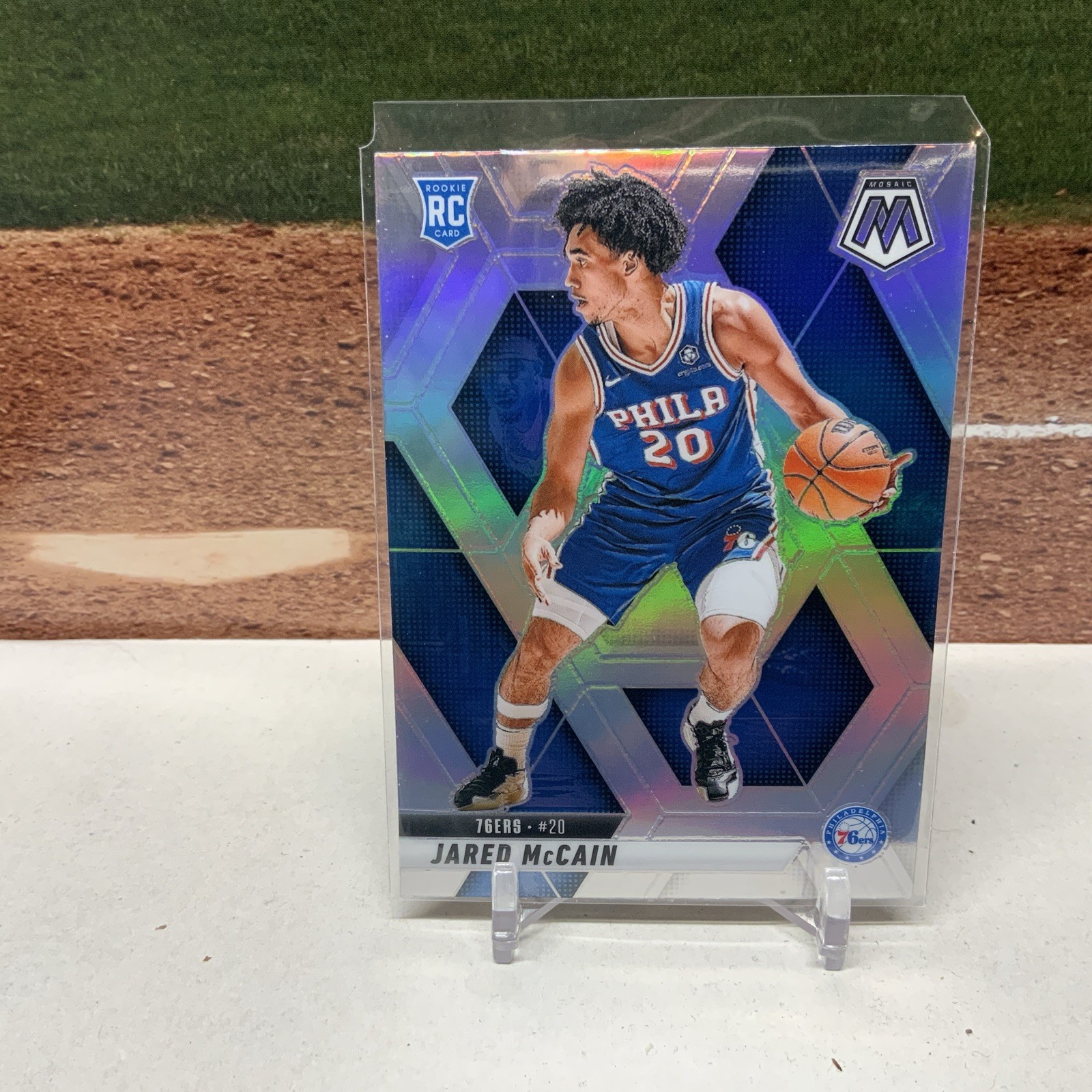 Jared McCain 2024-25 Panini Mosaic RC Silver Prizm #228 - 76ers