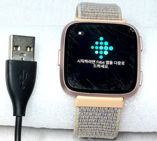 Fitbit Versa 2 Smart Watch Fitness Heart Rate Sleep Rose - Tested