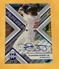 DaShawn Keirsey Jr. 2018 Elite Extra Edition BLUE AUTO 21/50 Card #165 RC Twins