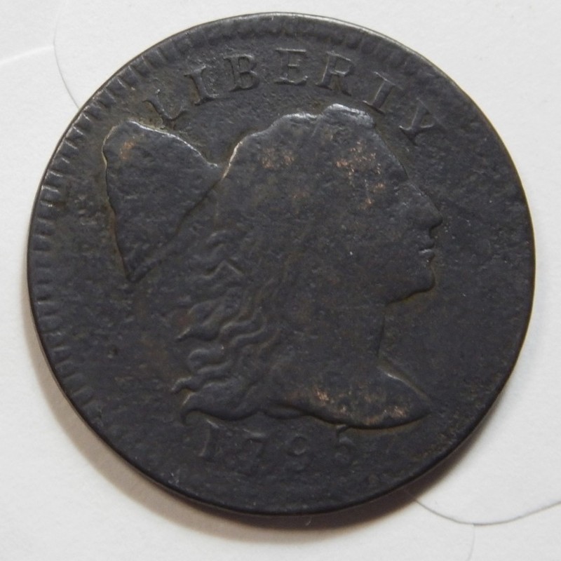 1795 Large Cent Plan Edge VF Collector Coin