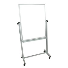 LUXOR DOUBLE SIDED DRY ERASE MAGNETIC WHITEBOARD 30" X 40" WITH ROLLING STAND