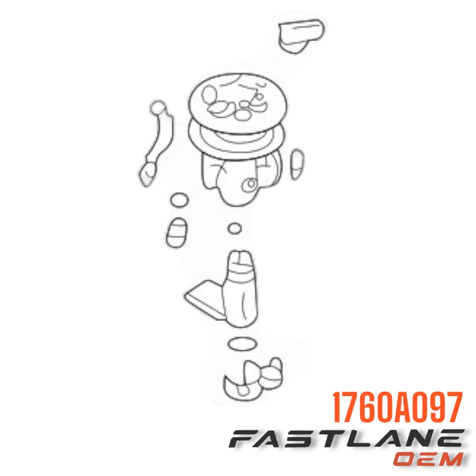 MITSUBISHI OUTLANDER 2005-2006 CONJUNTO BOMBA COMBUSTIBLE NUEVO OEM 1760A097 Foto 3 de 4