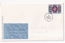 Product Image: STAMP GREAT BRITAIN "QUEEN'S SILVER JUBILEE"  1977 FDC  ENVELOPE