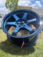 Volk Te37 Ultra M-spec 19x9.5 22 5x114.3 Mag Blue Set Of 4