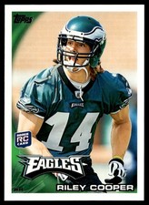 2010 Topps Riley Cooper Rookie Philadelphia Eagles #242