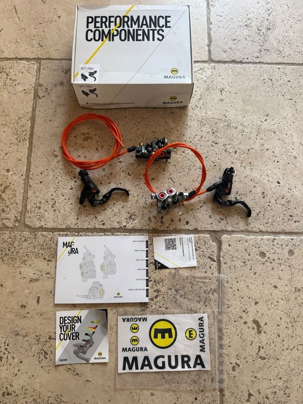 Magura MT7 Pro HC3 Brake Set ORANGE RRP £469