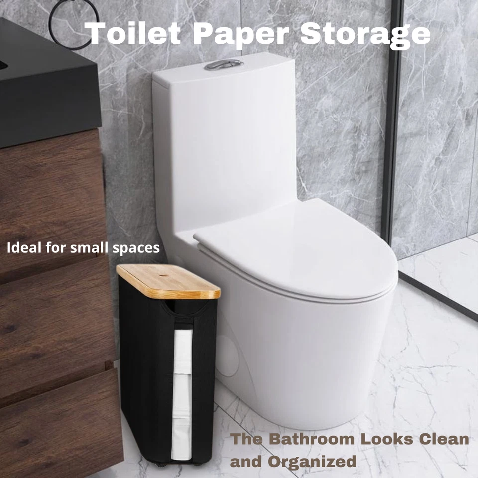 Хранение туалетной бумаги, держатель туалетной бумаги, контейнер для туалетной бумаги органайзер для ванной - Изображение 2 из 4