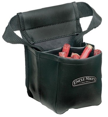 Uncle Mike's 41722 Black Padded Cordura Shell Bag w/Waist Strap & 2  - 41722