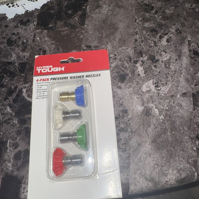 #ad HYPER TOUGH 4 PACK PRESSURE WASHER NOZZLES QUICK CONNECT NEW ALQN01 $13.59