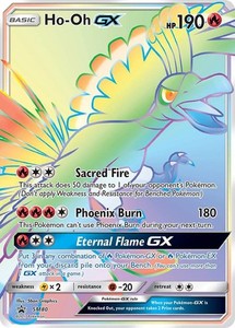 Ho Oh Pokemon Card GX