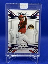 Noelvi Marte 2023 Panini Flawless /15 Blue Sapphire #10 Reds