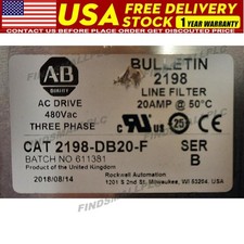 Allen Bradley 2198-DB20-F Three Phase Line Filter  US Free Tax