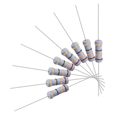 100 Pcs 1W 1 Watt Metal Oxide Film Resistor Axial  13 Ohm ±5% Tolerance
