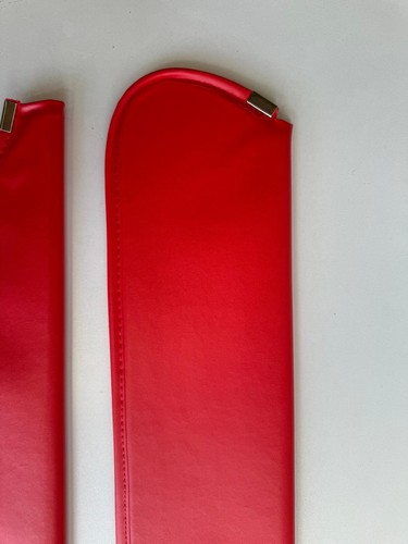 Sunvisor Pair Set for Ford Mustang Coupe Fastback 1964-1966 Red - Picture 4 of 5