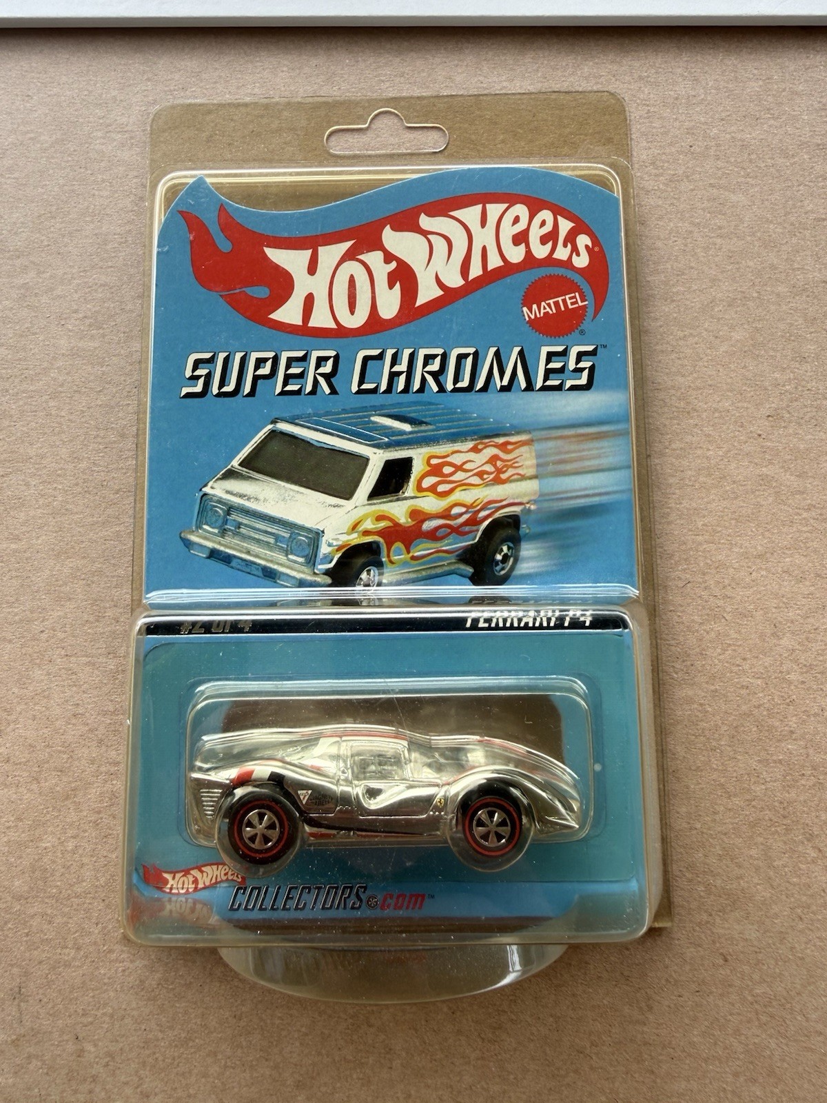 2003 Hot Wheels Redline Club Super Chromes  Ferrari P4 9023/12500 New