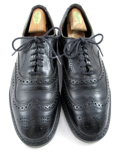 Allen Edmonds Black Wingtip Dress Shoes for Men for sale | eBay display picture 2
