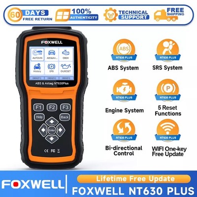 OBD2 Diagnostic Scanner ABS Bleeding SRS SAS EPB Oil Reset Bidirectional Plus