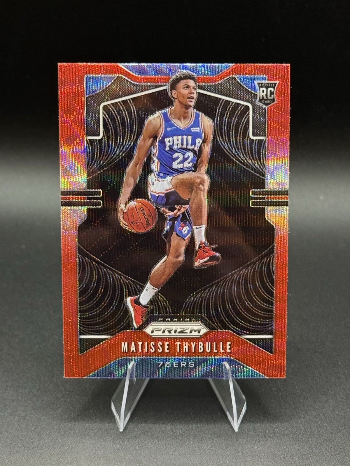 2019-20 Panini Prizm - Rookie Matisse Thybulle #290 Ruby Wave Prizm (RC) ST3