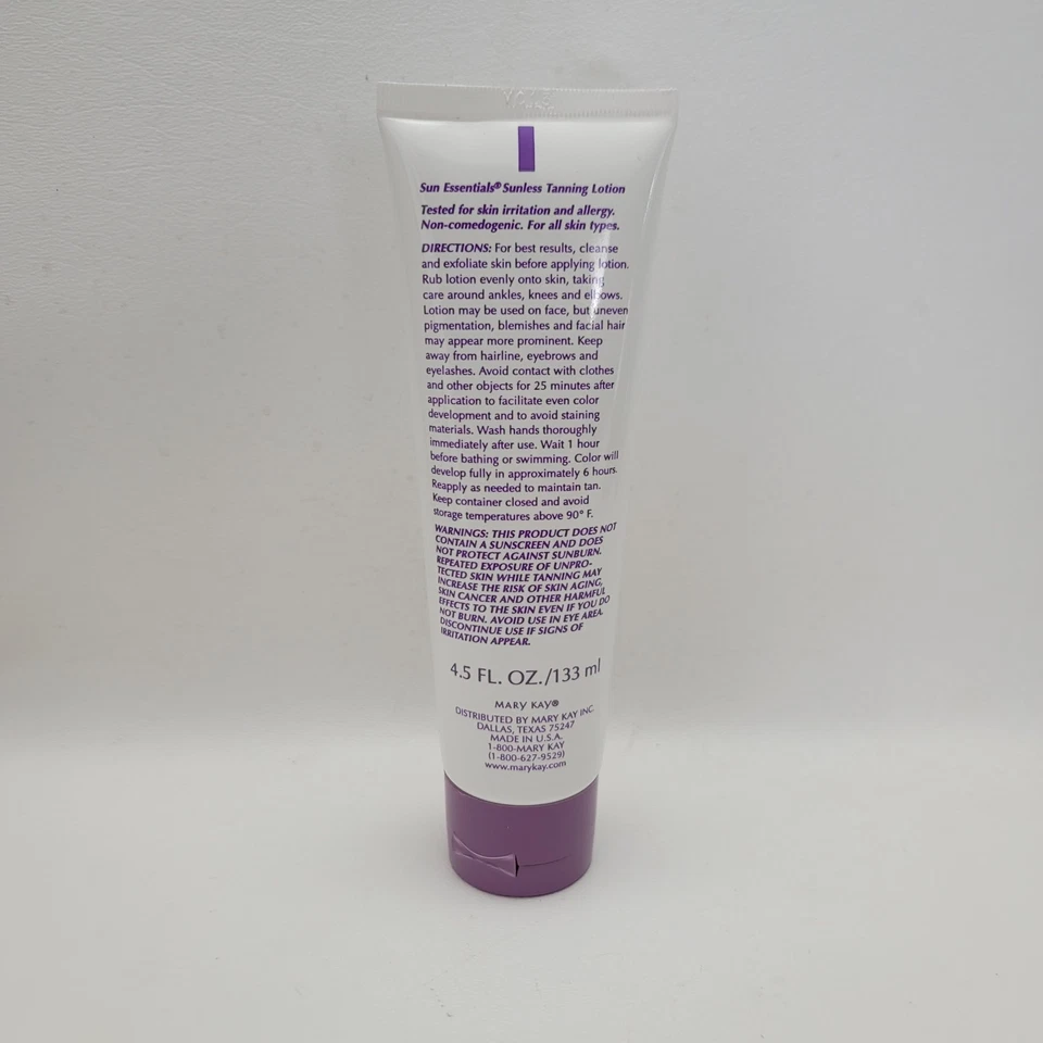 Loción bronceadora sin sol Mary Kay Sun Essentials 4,5 FL OZ NUEVA 4232 descontinuada Foto 4 de 4