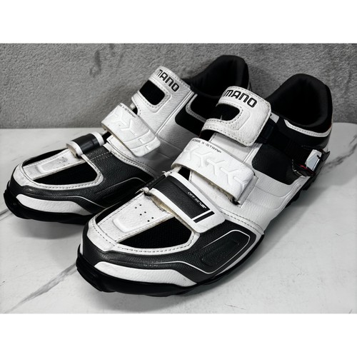 Shimano SH-M089W Torbal Cycling Shoes Mens 12 wide White Black