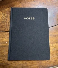 Threshold Black Note Journal 120 pages Lot of 3