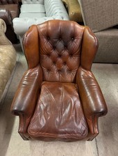 Tetrad Oscar Chesterfield Style Armchair Brown Chair  delivery Poss