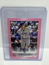 2022 Topps Mini Pink Parallel Seiya Suzuki #02/25 (US250) Cubs RC SSP