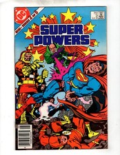 DC Comics Super Powers Book #2 Mini-Series Newsstand  Nice Mid Grade 1984