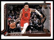 2025-26 Topps #123 Anfernee Simons Portland Trail Blazers 53759