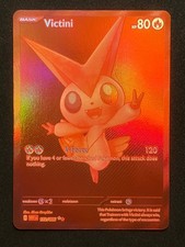 Victini Holo Black White Rare SV: White Flare 172/086 NM on eBay