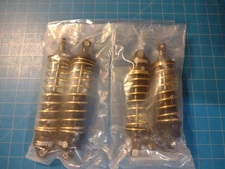Slash 4x4 Alloy Shocks Front And Rear OGRC Complete Set New Gold