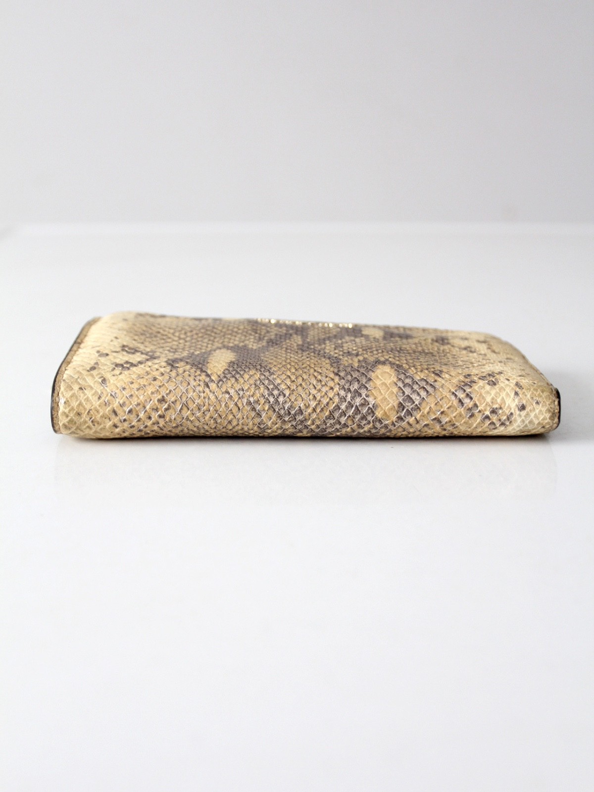 Michael Kors Python Embossed Leather Wallet – Gol… - image 10