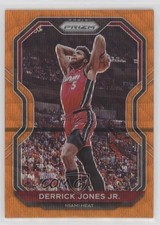 2020-21 Panini Prizm Orange Wave Prizm /60 Derrick Jones Jr #55 0f8z