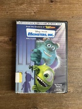 Monsters Inc DVD 2 Disc Set Collector  s Edition Disney Pixar 2002 New