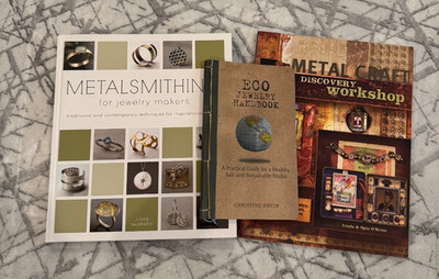 Metalsmithing for Jewelry Makers + Metal Craft Works + Eco Jewelry Handbook  LOT