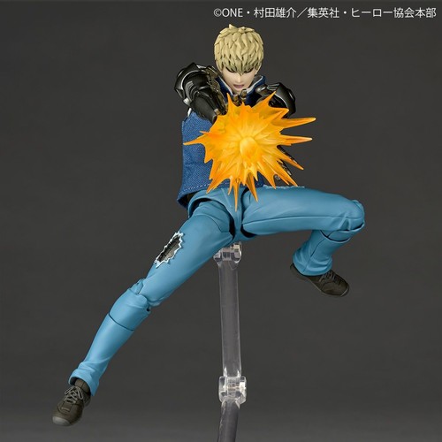 KAIYODO Revoltech Amazing Yamaguchi One Punch Man GENOS Figure w/ Bonus PSL - Picture 13 of 15