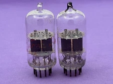 (2) Raytheon JAN-CRP 5755 Clear Top Mil-Spec Vacuum Tubes Tested Amplitrex