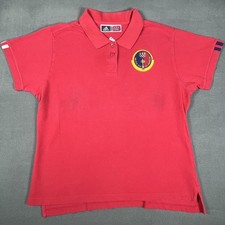Vintage Team USA Shirt Polo Womens XL Red Sydney 2000 Olympics Adidas Top