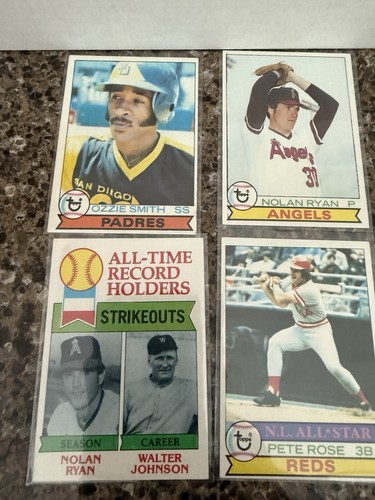 1979 TOPPS BASEBALL COMPLETE SET OF 726 CARDS W/OZZIE SMITH ROOKIE, NOLAN RYAN - Picture 2 of 6