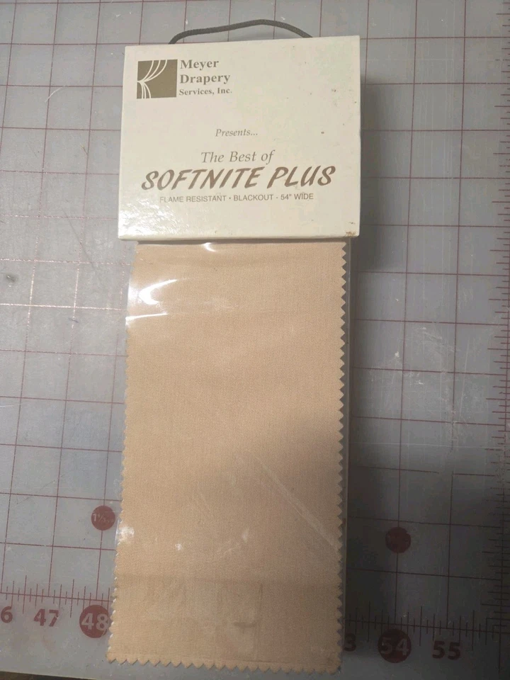 Meyer Drapery Fabric Sample Book  Solids 4" X 11" - Image 2 of 4