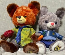 Muñeco de peluche Nick Judy policía Pawsicle Pawcarrot Zootopia Disney Store Unibearsity
