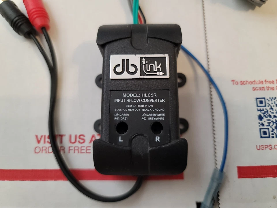DB Link High-Low Converter RCA Input Adjustable Output Level Control HLC5R 7L6 - Image 3 of 4
