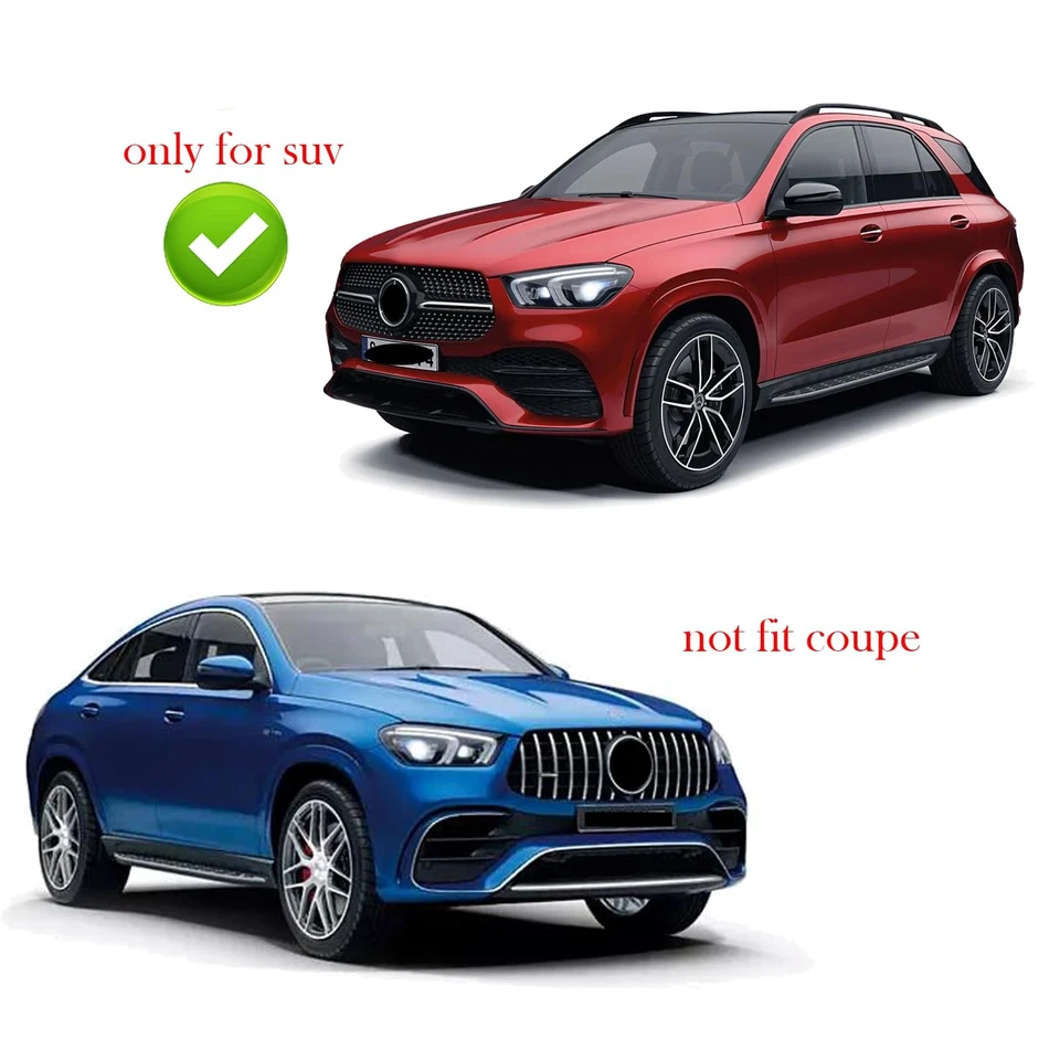 Side Step Running Boards Nerf Bars Compatible with Mercedes Benz W167 GLE350 - Image 4 of 4