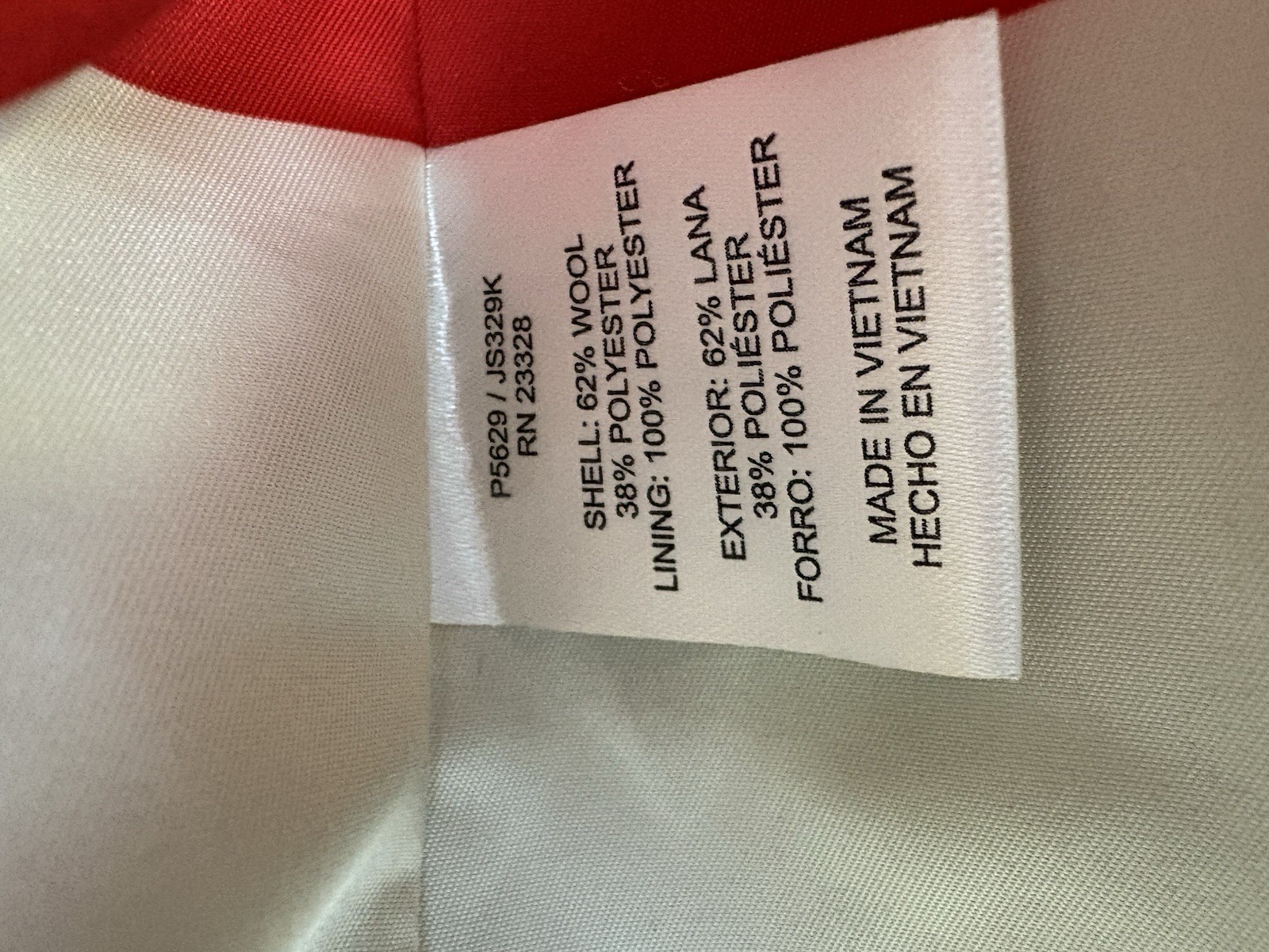 Pendleton Women's Red Wool Toggle Coat W/ Hood Si… - image 4