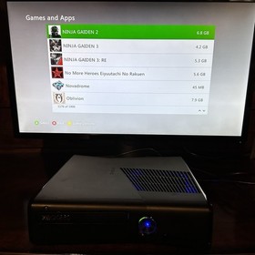 Xbox 360 With Full Game Library - Clean