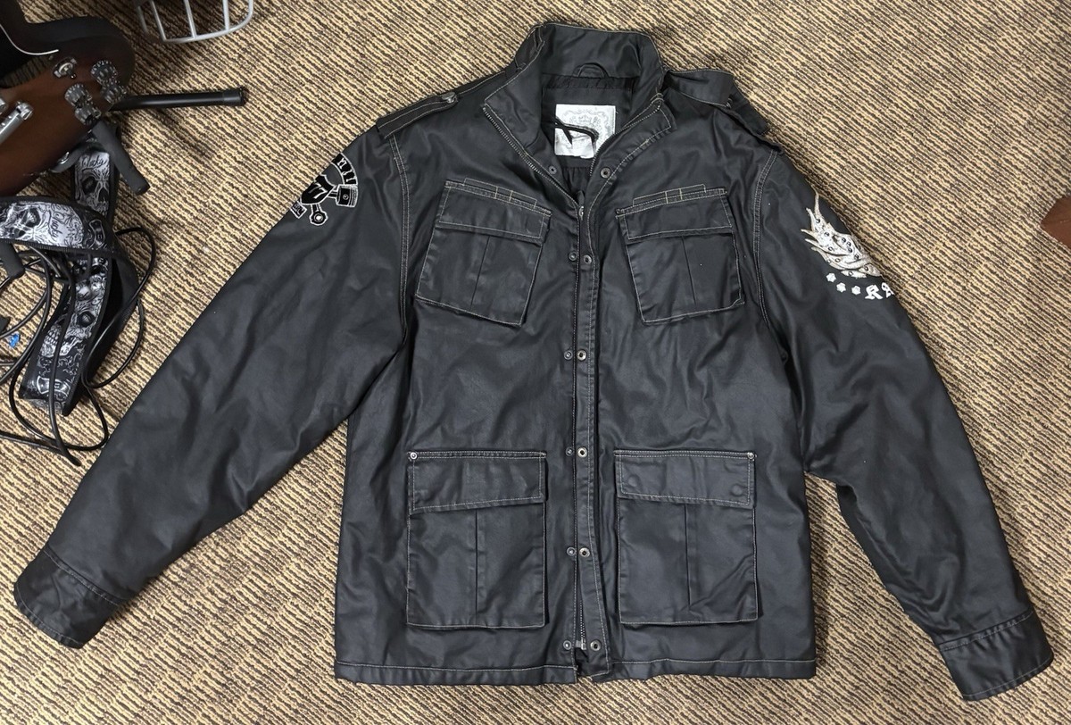 Vintage Kanji Japanese Studded Motorcycle Type Jacket size 3XL | eBay