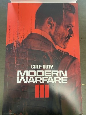 (4) Call of Duty Modern Warfare III Double Sided Promo Posters 